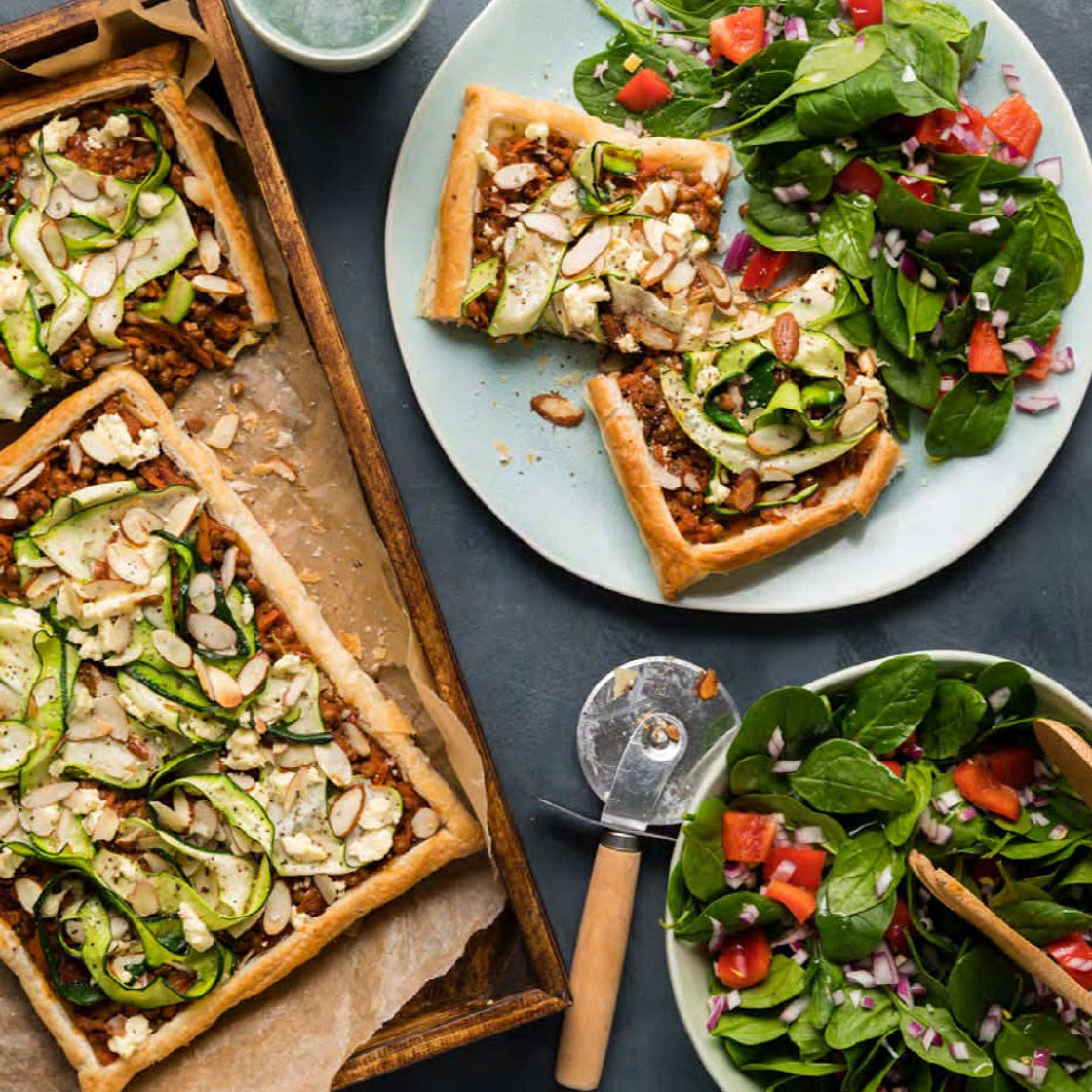 LEFTOVER VEGGIE TART