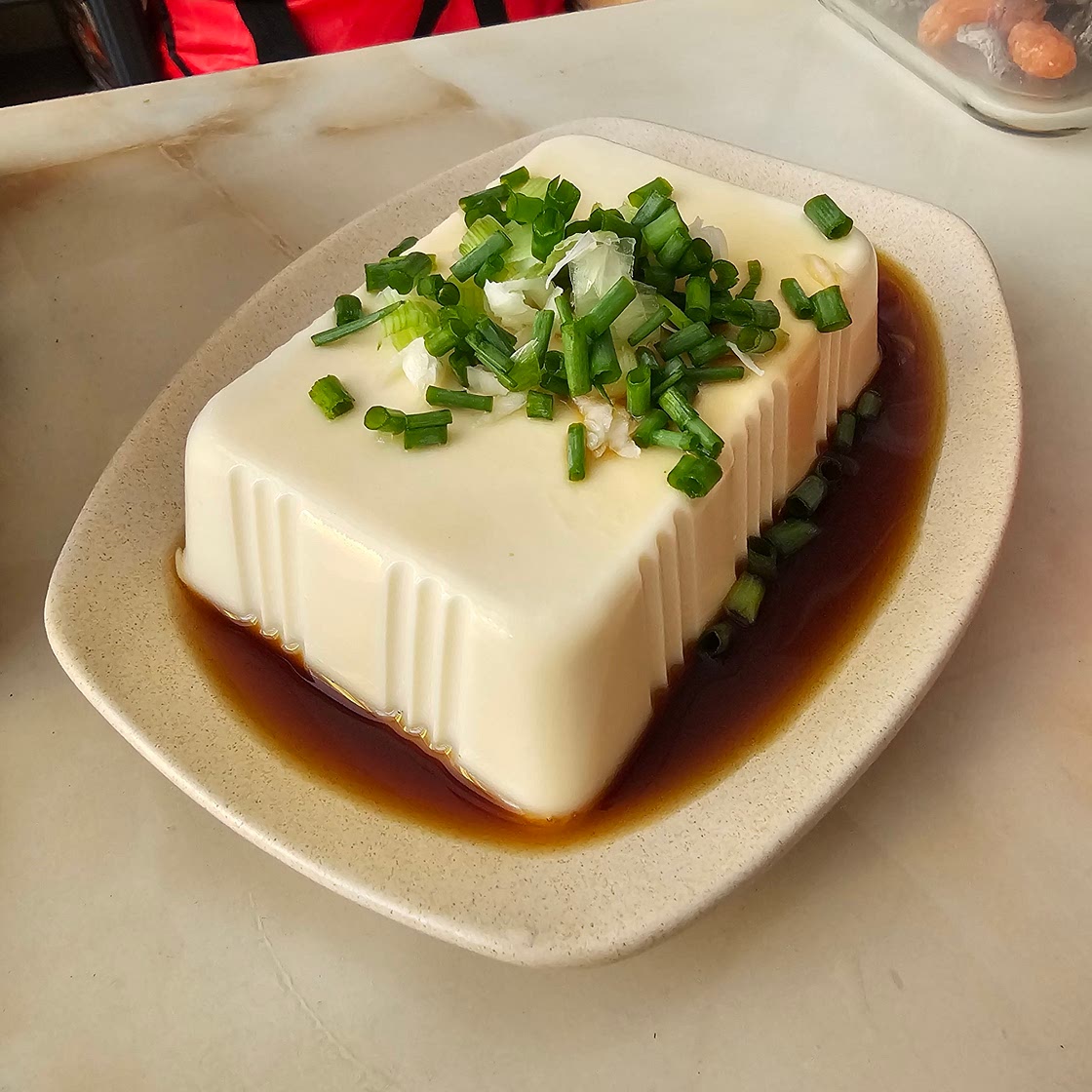 Silken Tofu with Ponzu Sauce