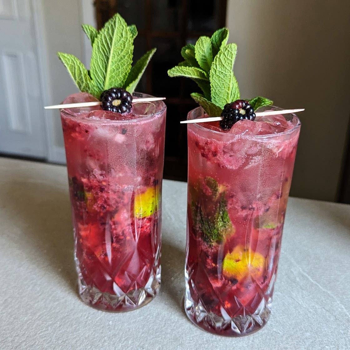 Virgin Blackberry Mojito