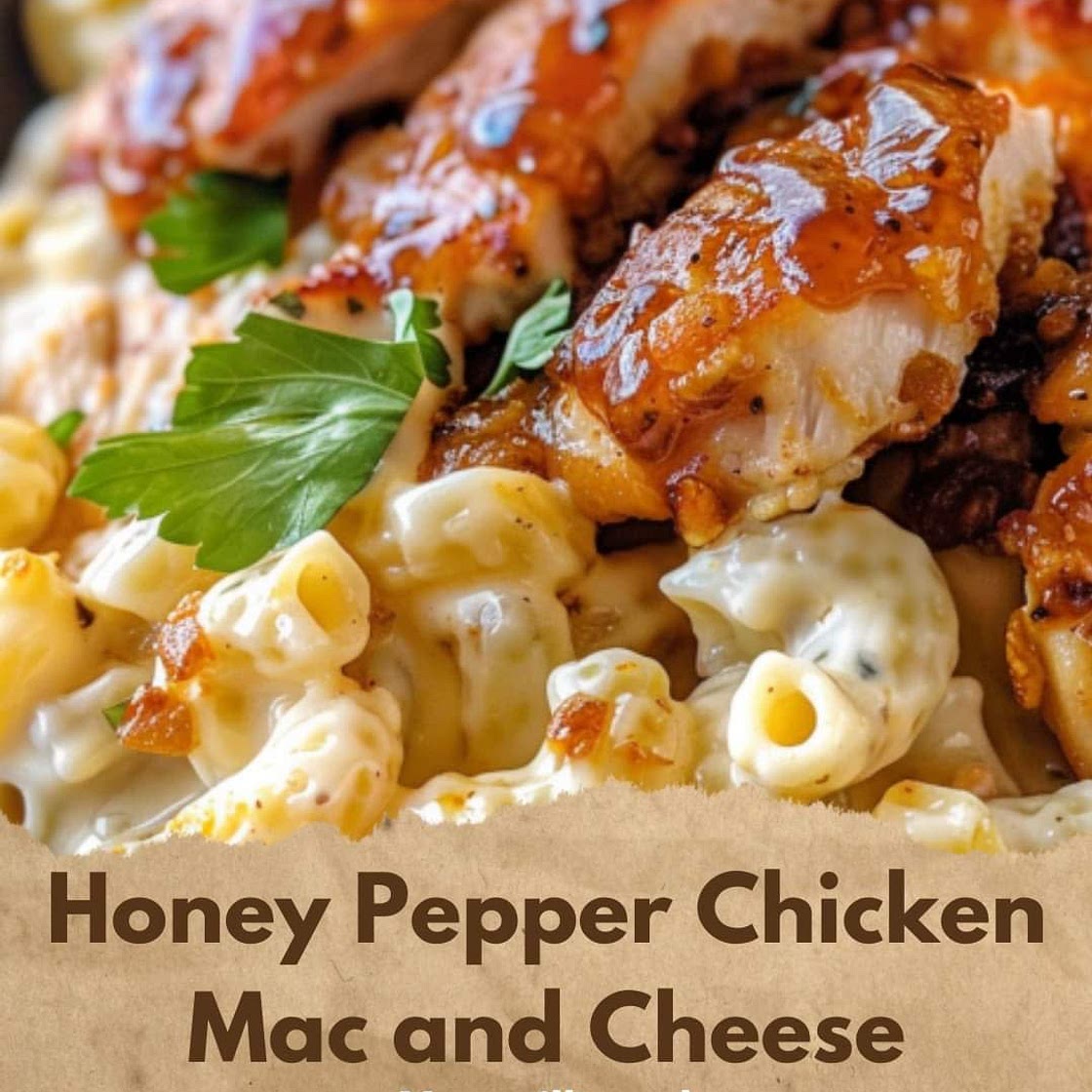 Honey Peper Chicken Mac & Cheese