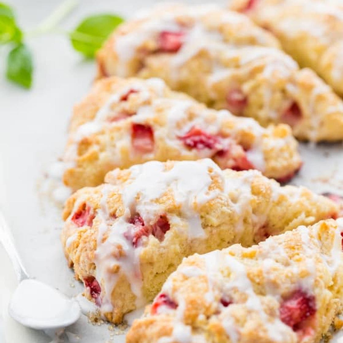 Perfect Strawberry Scones