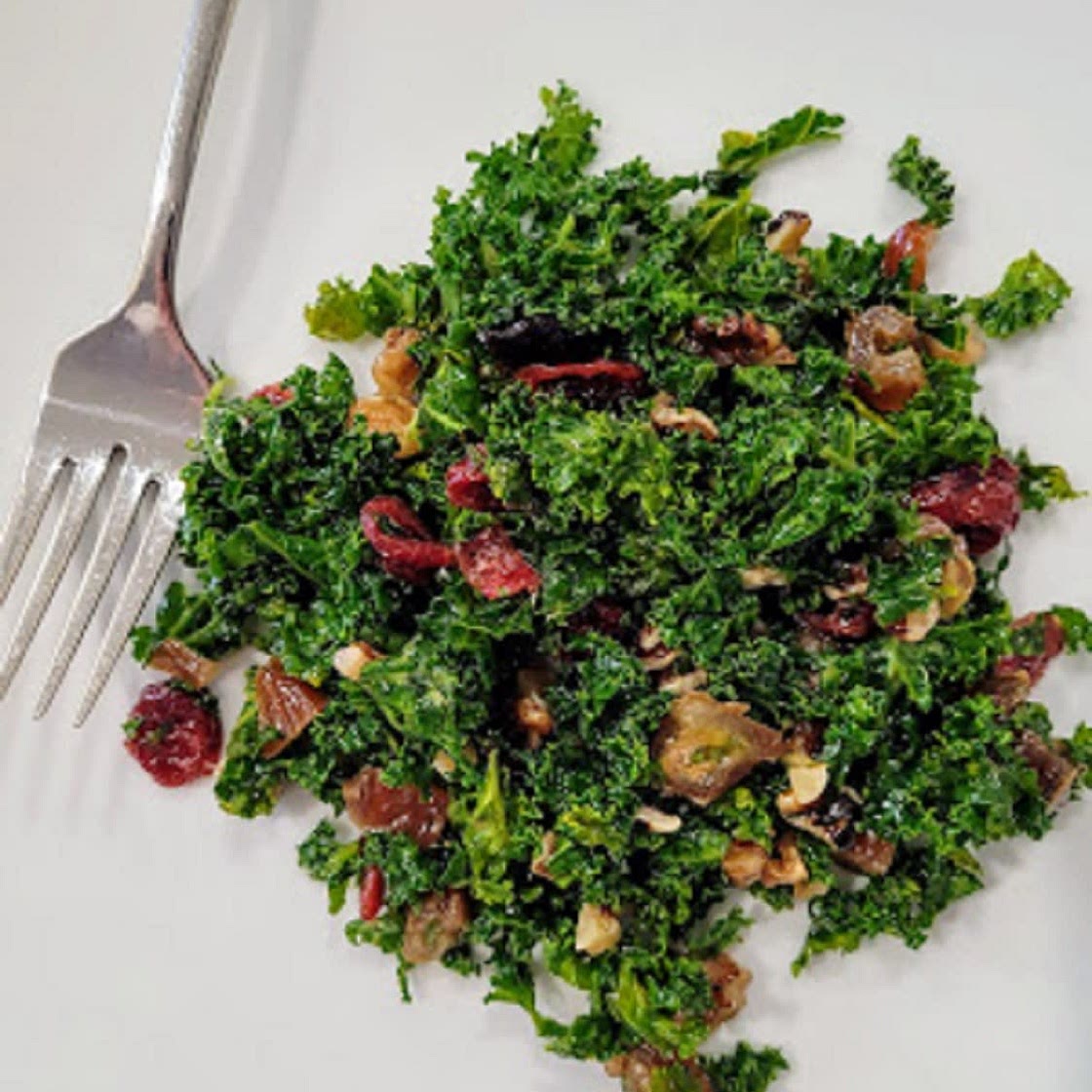 Date Nut Kale Salad