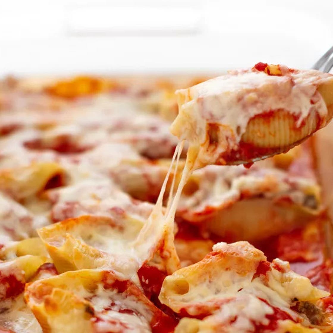 Beef and Mushroom Stuffed Shells