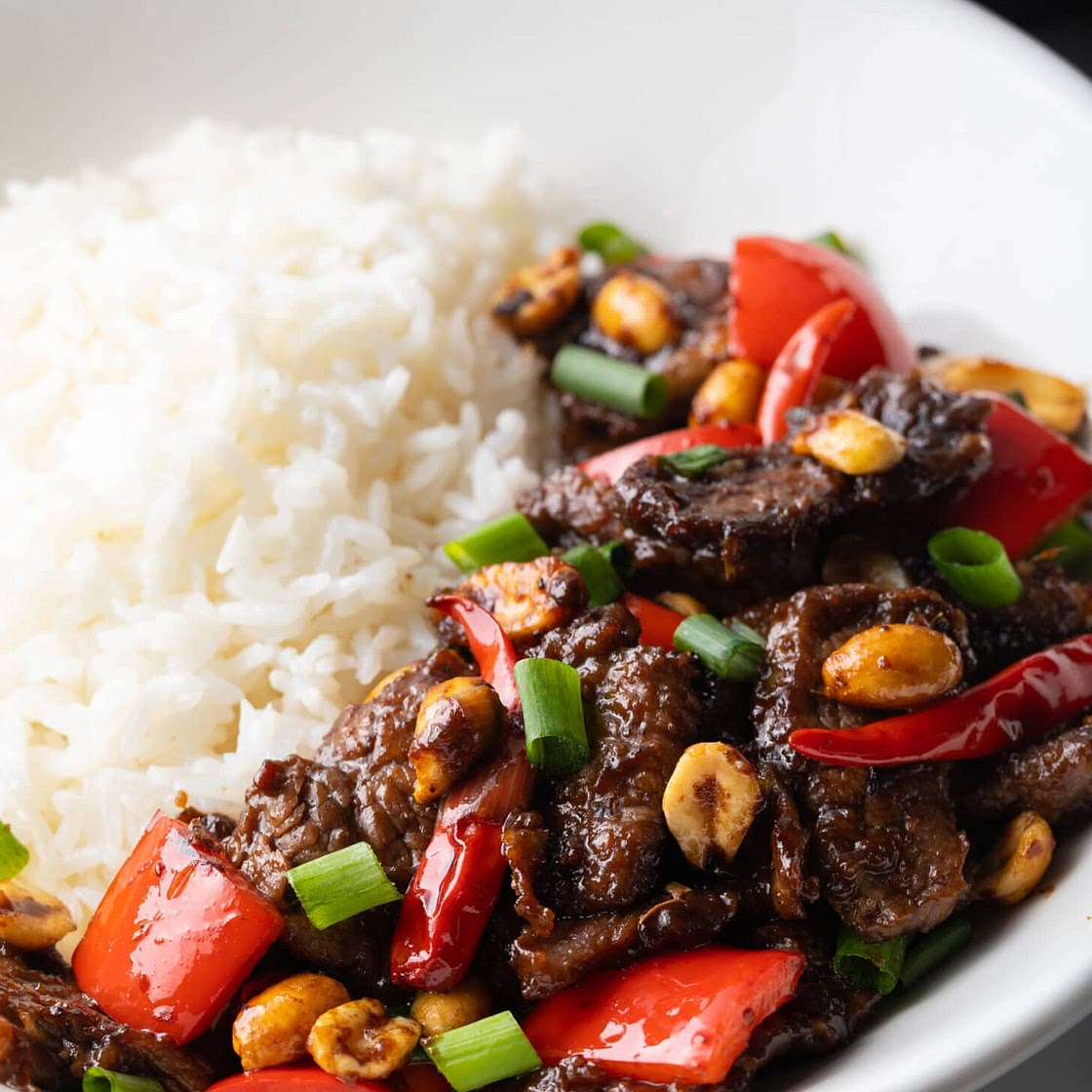 Kung Pao Beef Stir Fry
