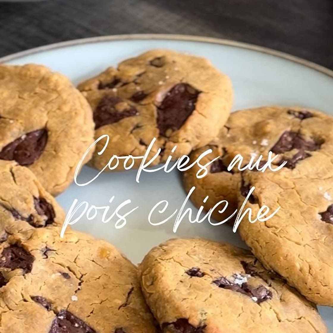 Cookies sans farine aux pois chiche 🍪
