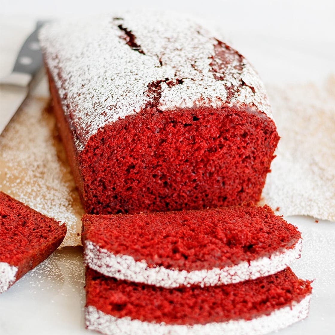 Red Velvet Banana Bread