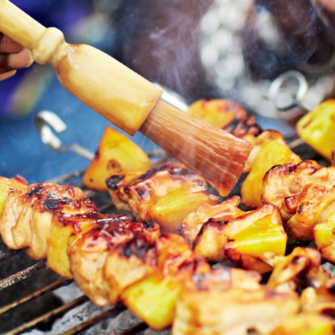 Roasted Pineapple Chicken with a Sweet Chilli Glaze