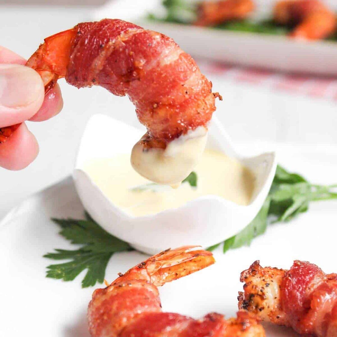 Bacon-Wrapped Shrimp (Air Fryer or Oven)