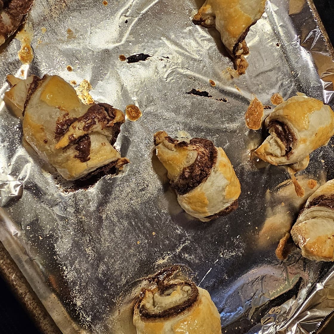 3 ingredient chocolate croissants