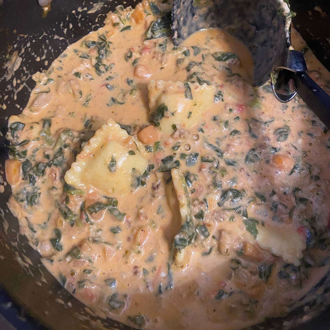 Creamy Ravioli Soup