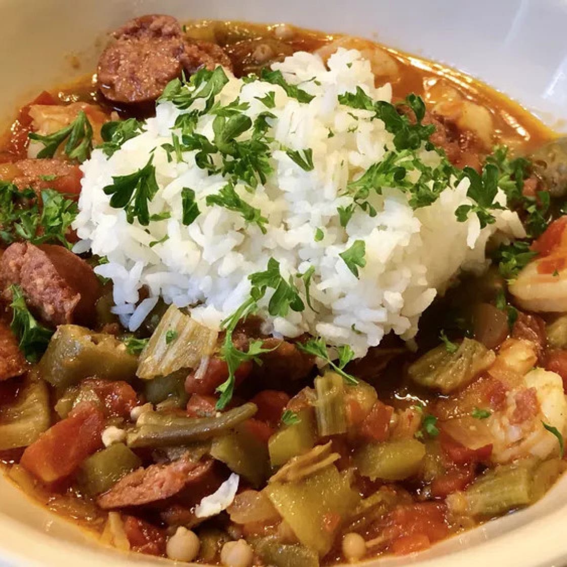 Easy Creole Okra and Shrimp