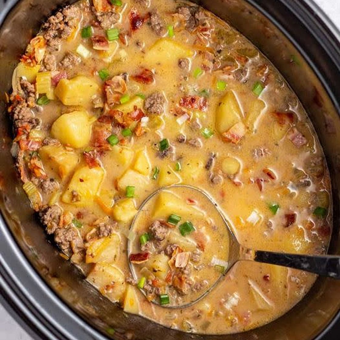 Potato and bacon soup