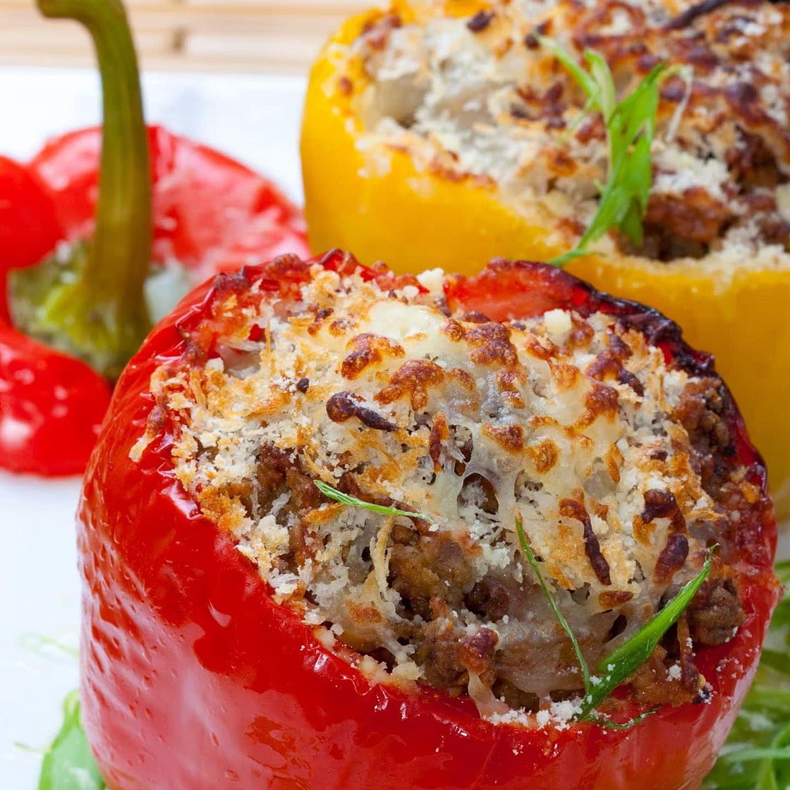 Receta: Pimientos rellenos de ternera