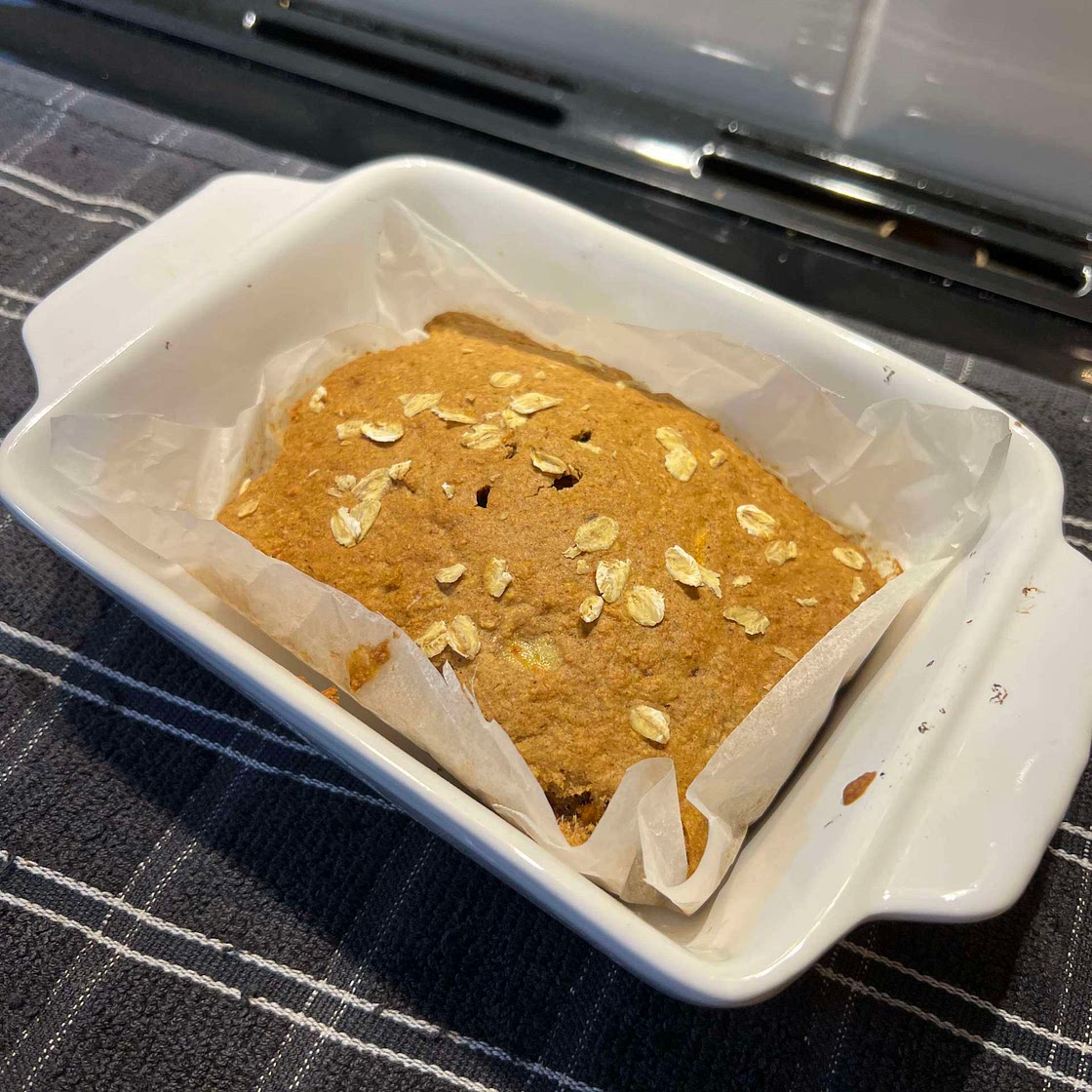 Vegan Banana Carrot Bread 