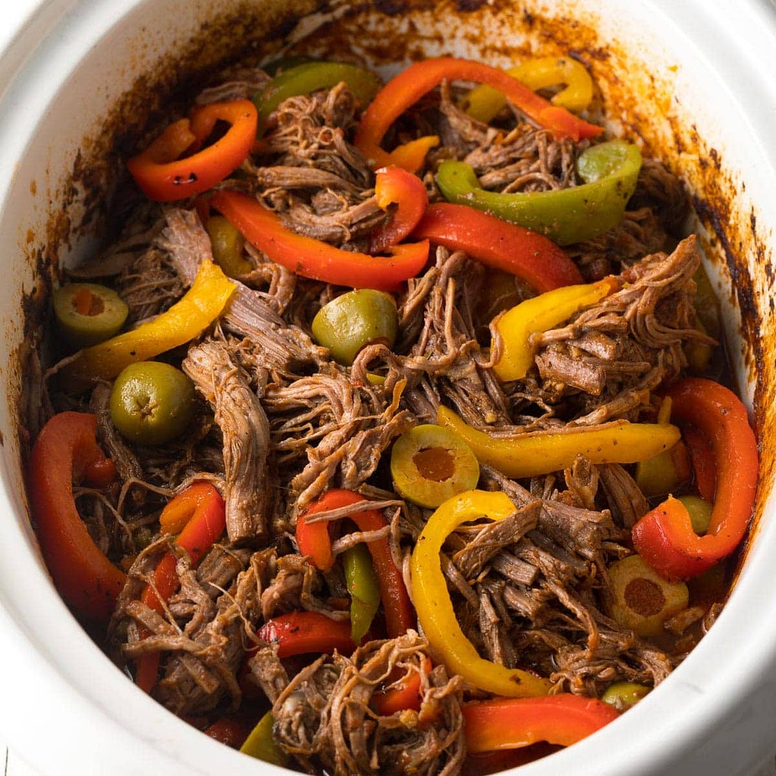 Slow Cooker Ropa Vieja (Cuban Beef)