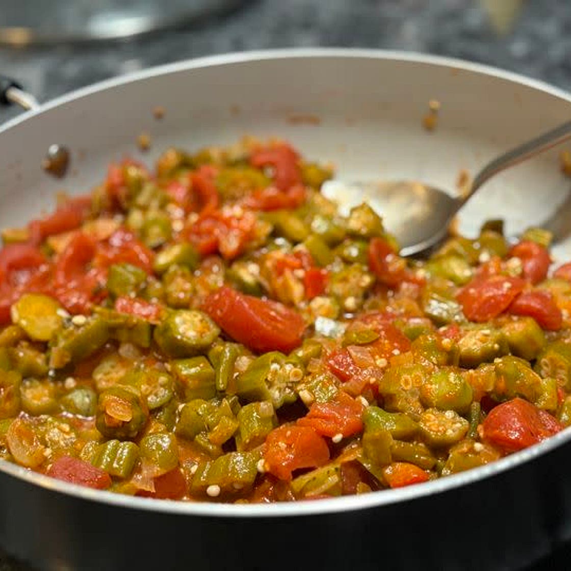 Okra and Tomatoes