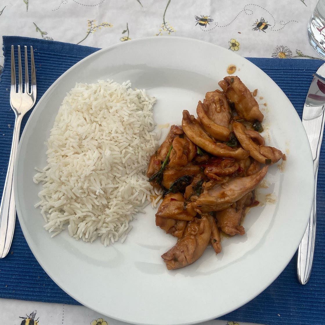 Pad Grapow Chicken