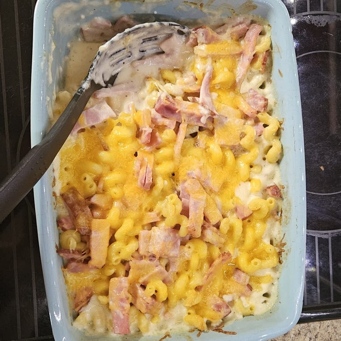 Ham and Cheese Pasta Bake