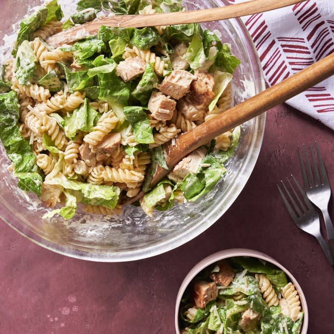 Chicken Caesar Pasta Salad