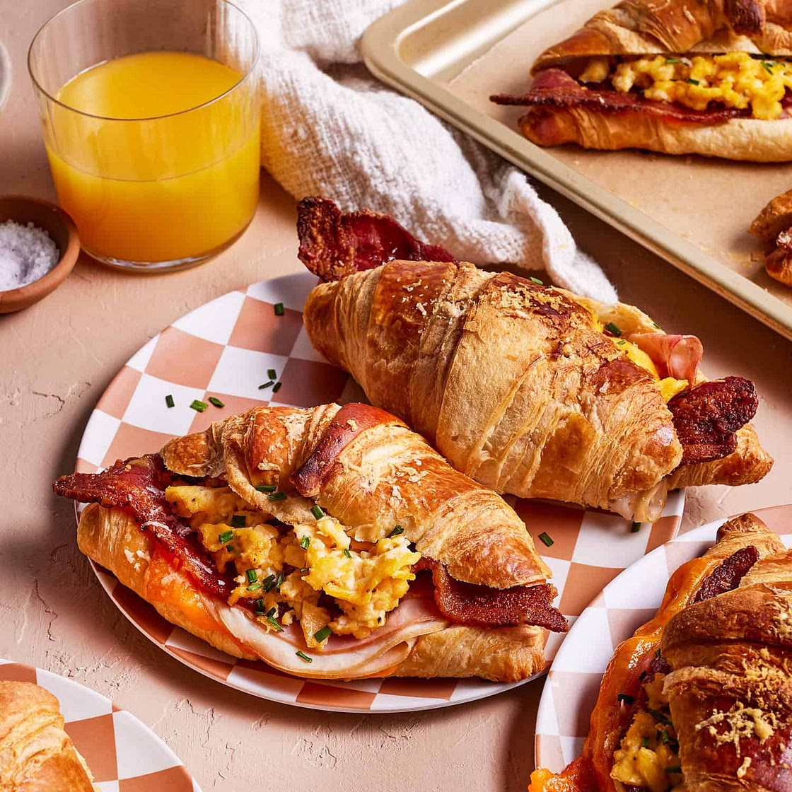 Best Ever Croissant Breakfast Sandwiches