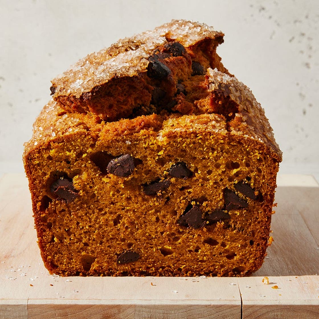 The Most Pumpkin Pumpkin Chocolate Chip Bread