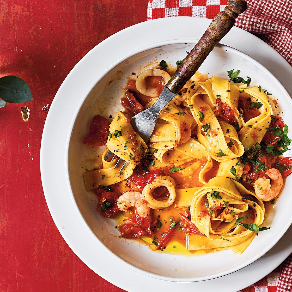 Seafood pasta recipe
