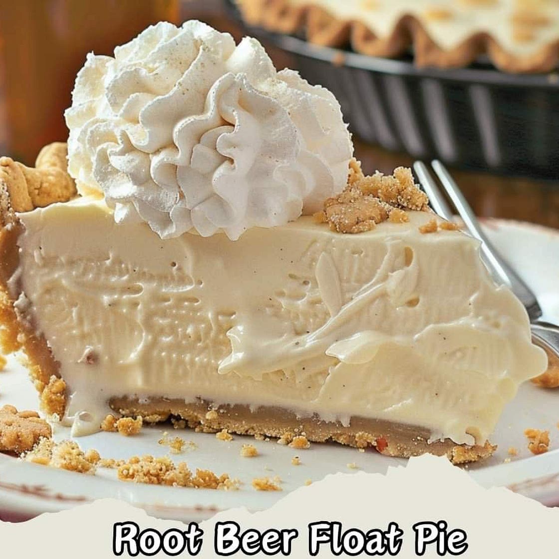 Root Beer Float Pie