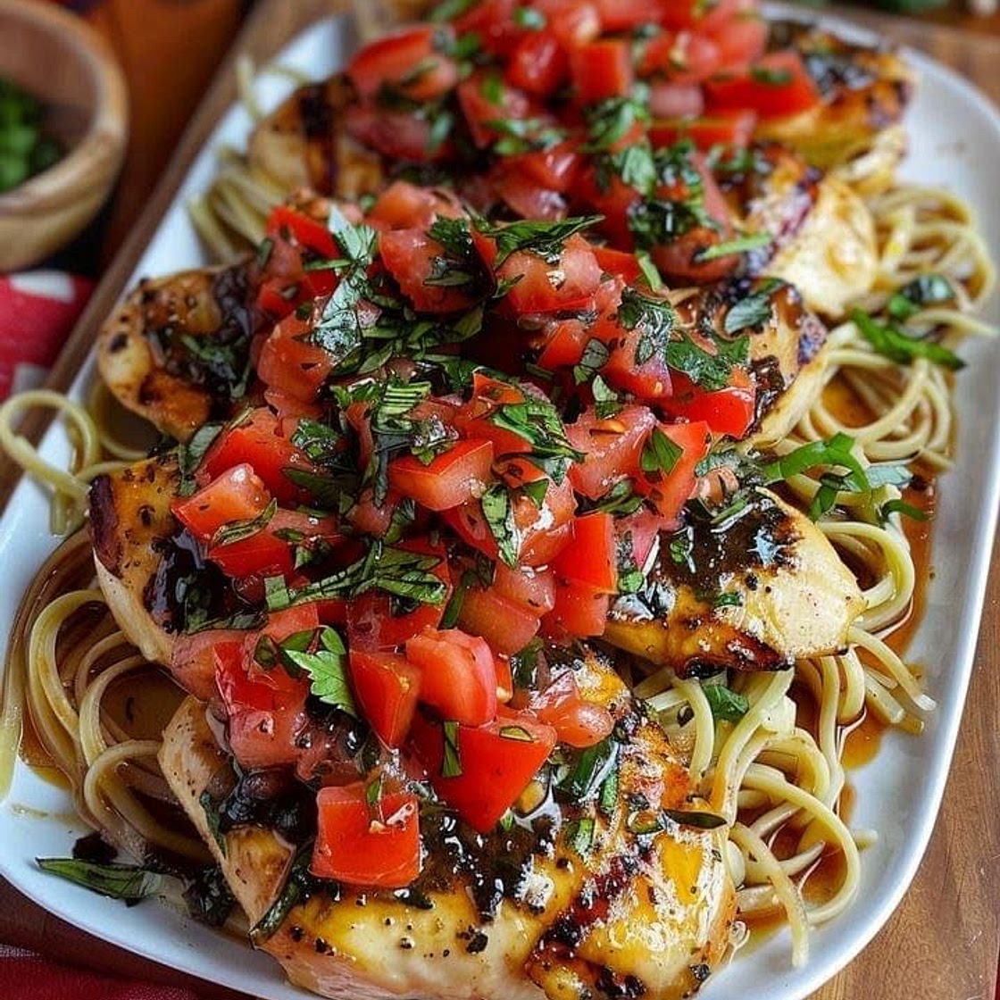 Easy Bruschetta Chicken
