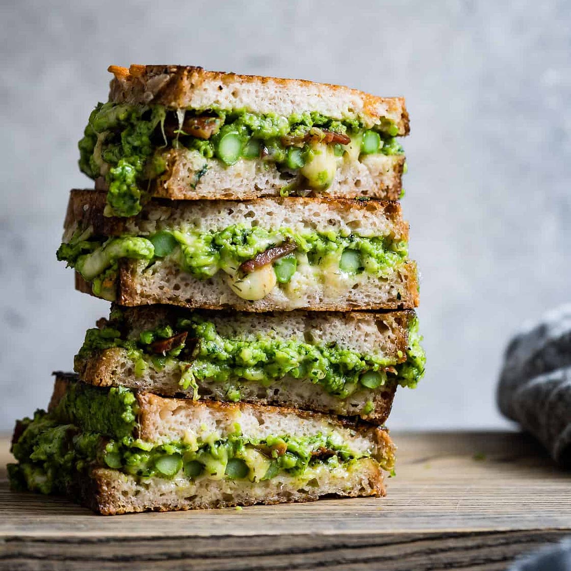 Pancetta & Spring Green Grilled Cheese