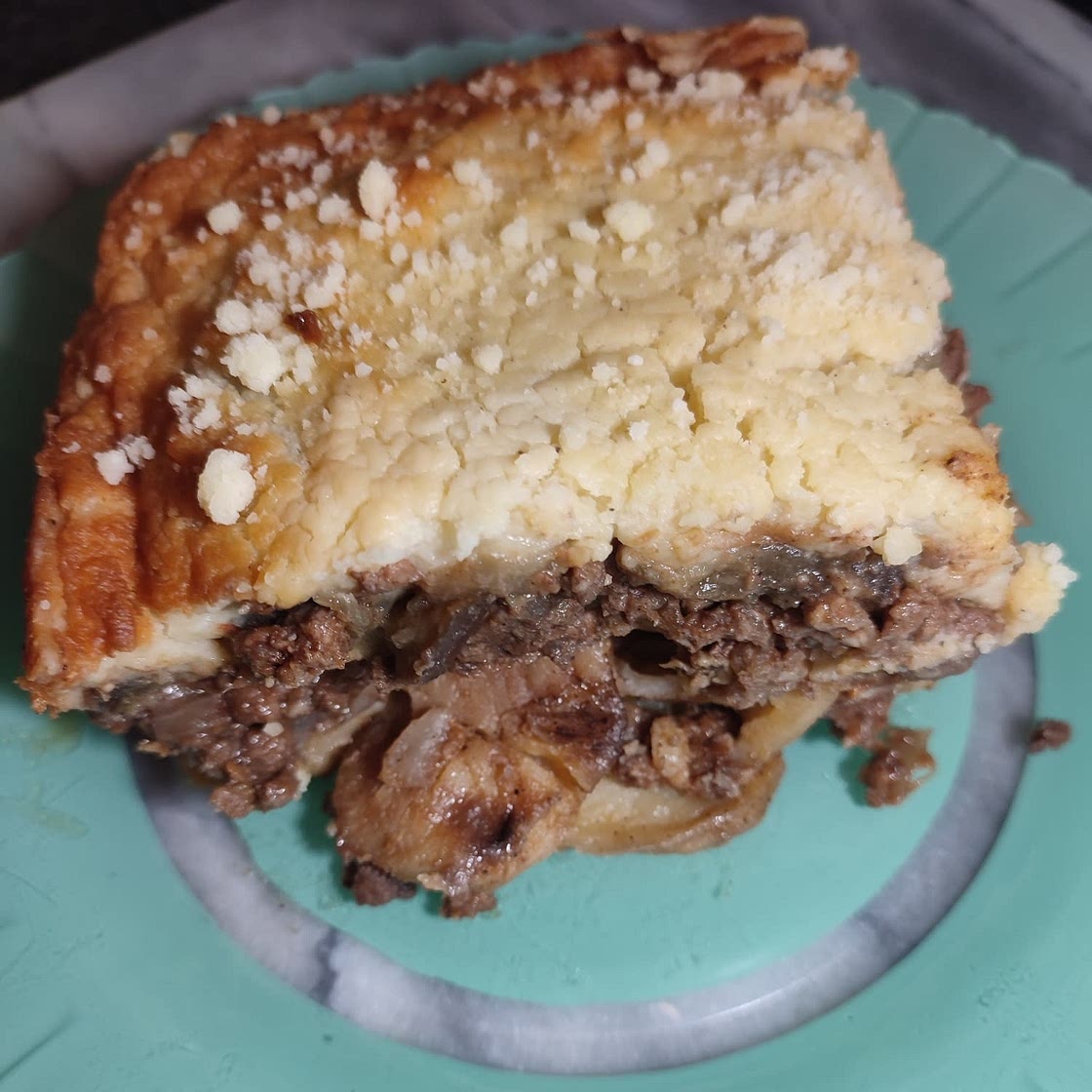 Traditional Moussaka recipe with eggplants (aubergines) and potatoes