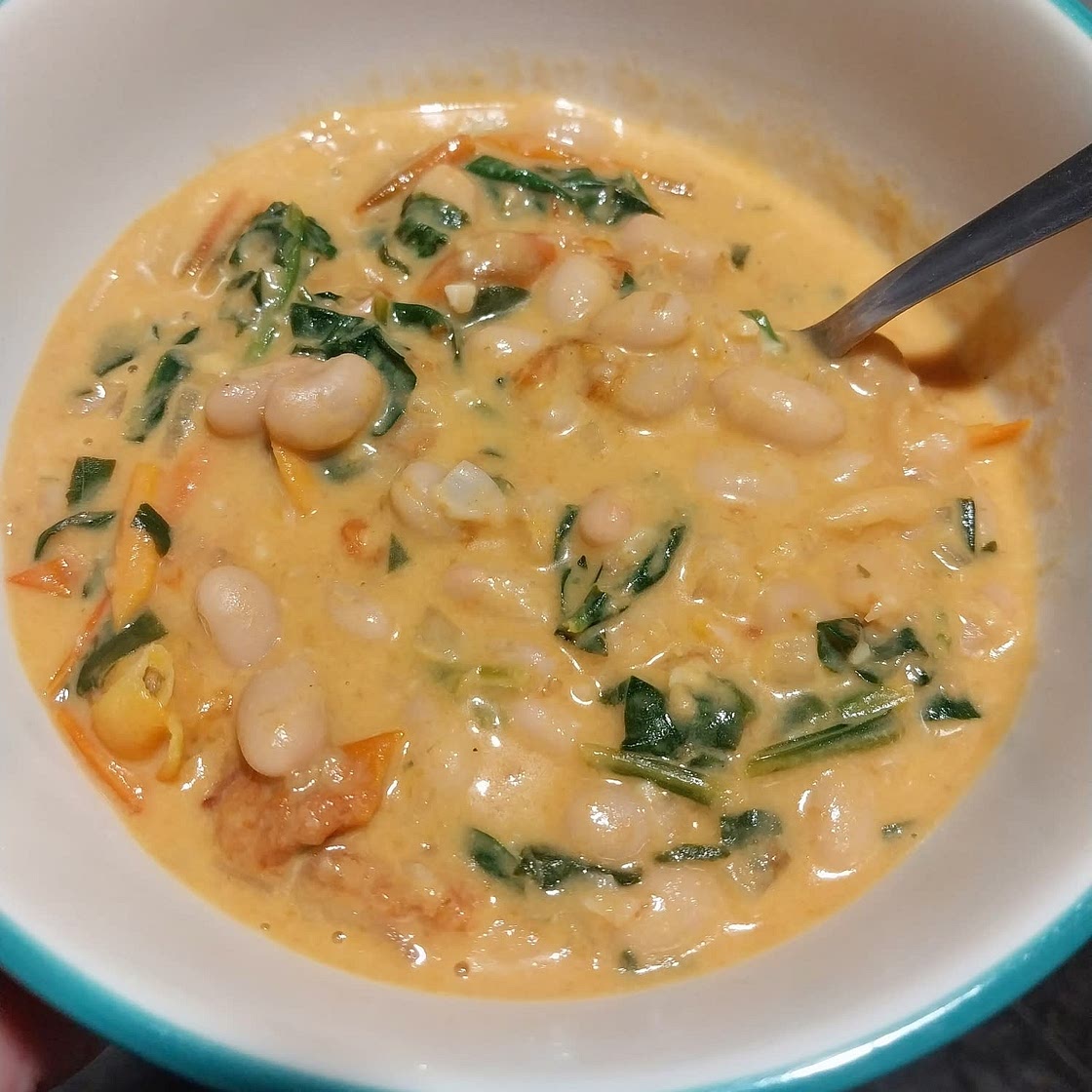 Creamy Italian White Bean Skillet Meal (25 Minutes!)