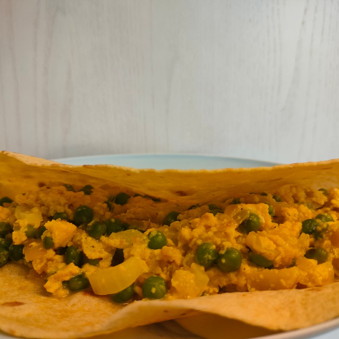 Cheesy scrambled eggs
