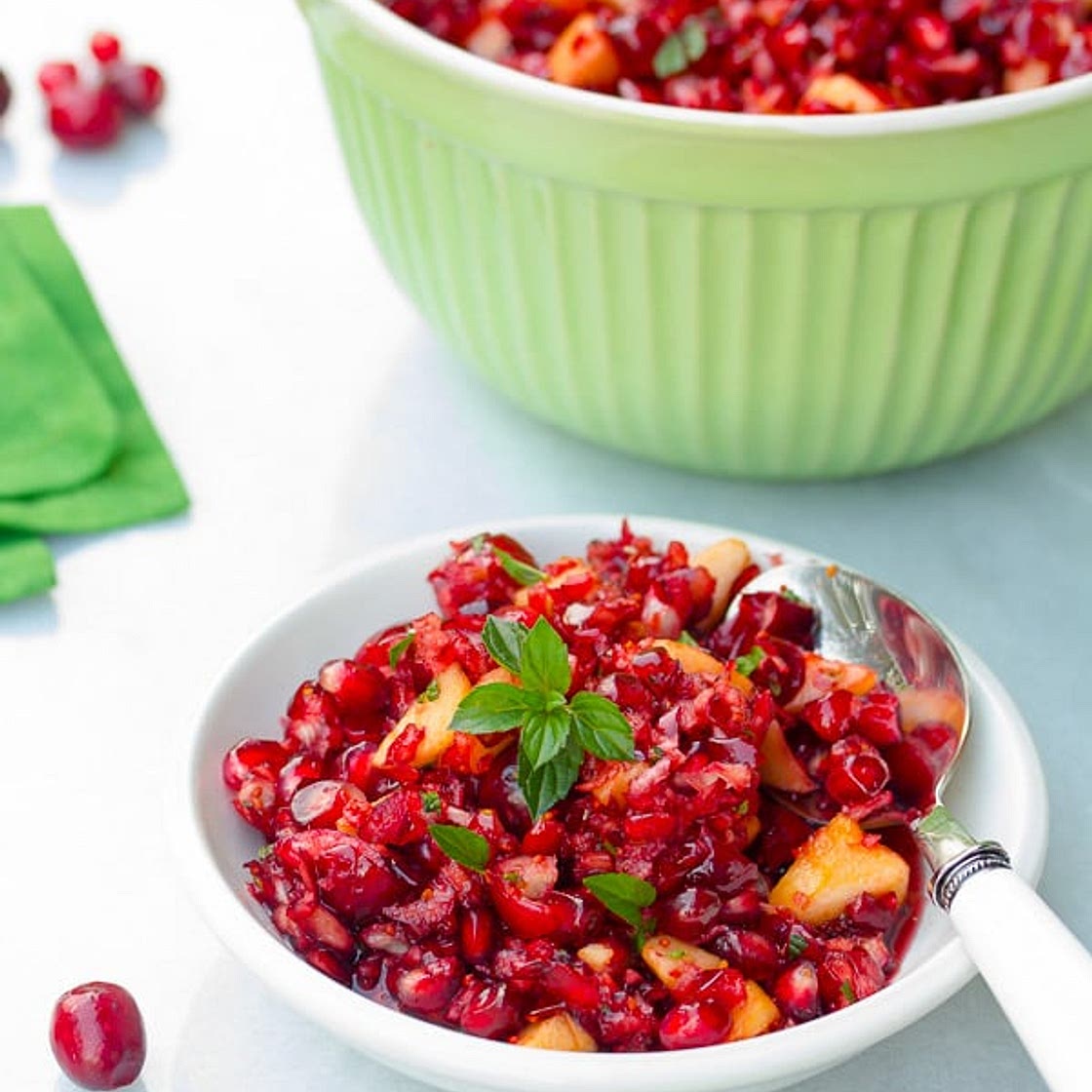 Pomegranate Apple Cranberry Relish