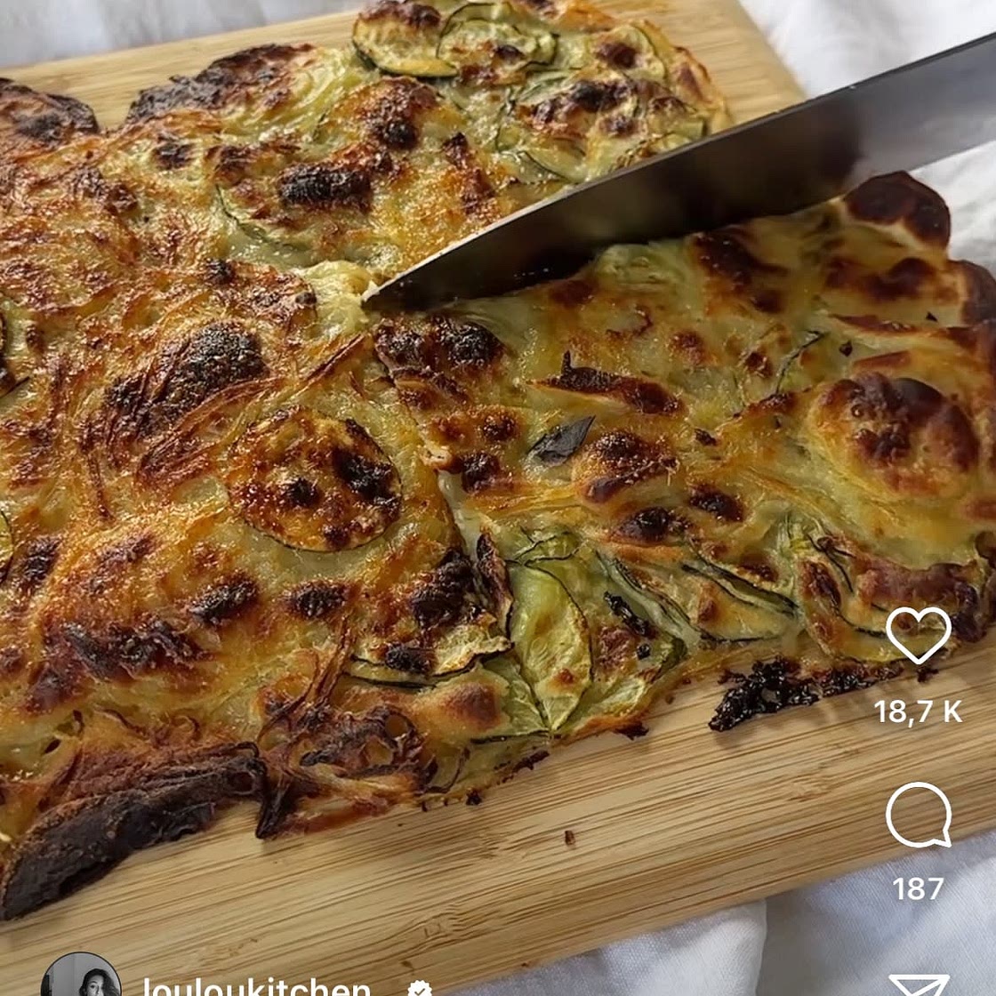 Grande galette pommes de terre parmesan