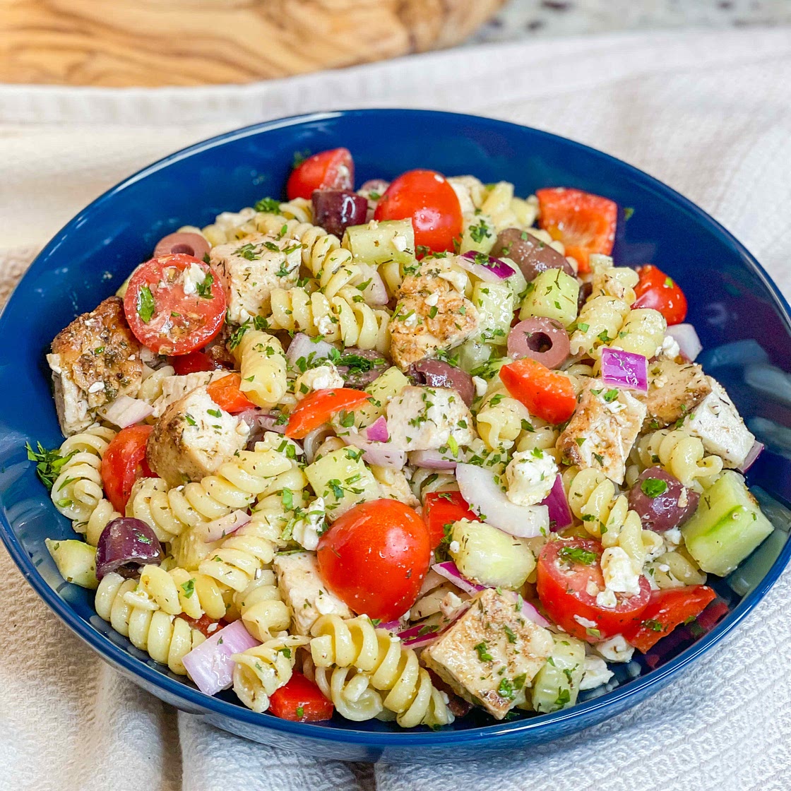Greek pasta salad