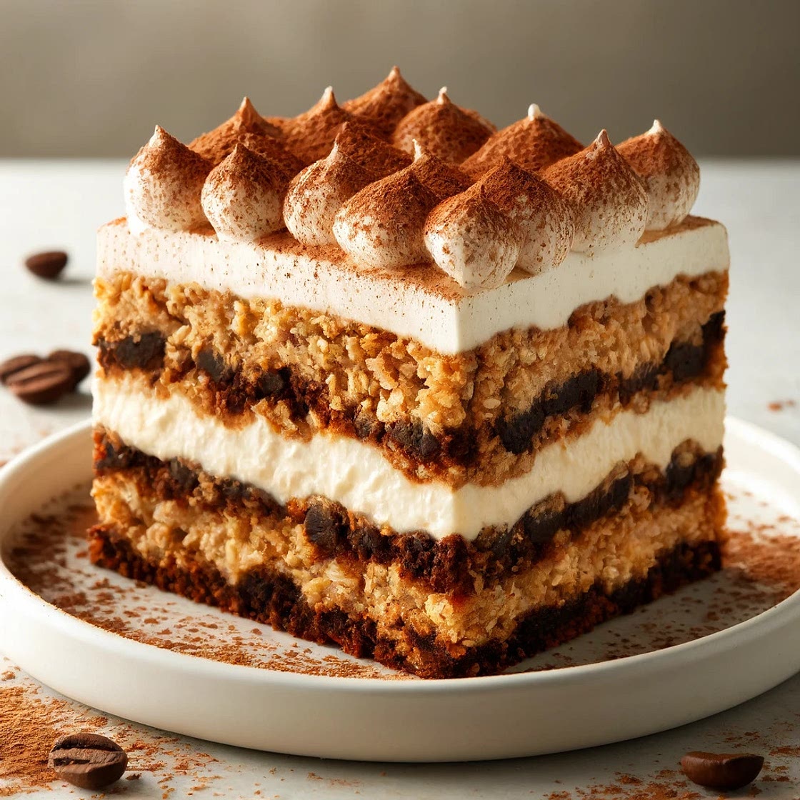 Gâteau flocons avoine au café