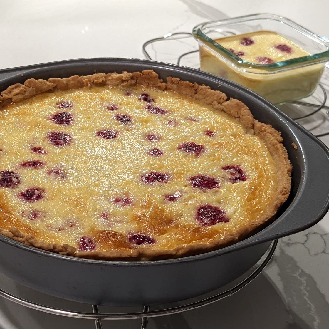 Mom's Raspberry Cheesecake