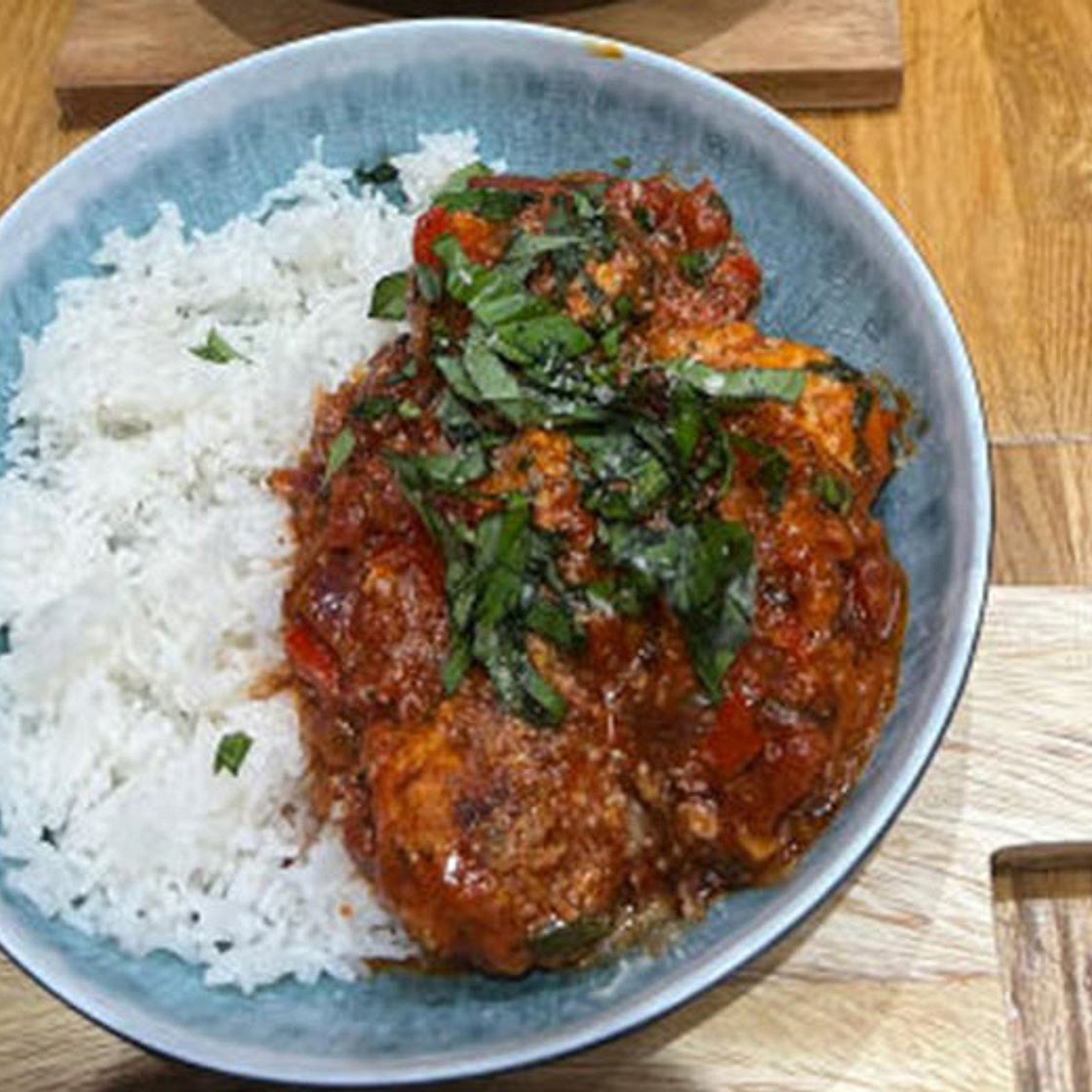 Spanish Chicken Meatballs