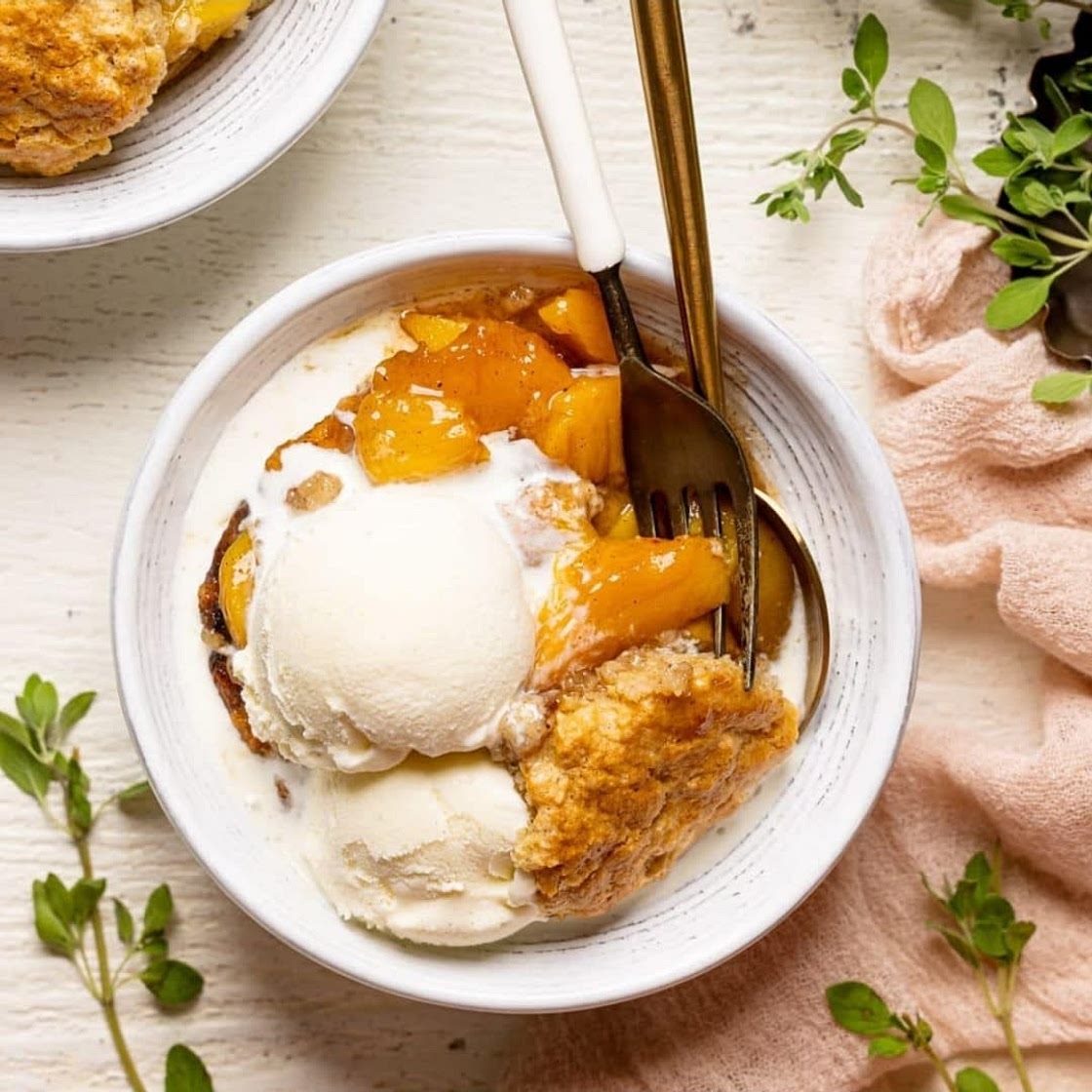 D'licious Peach Cobbler