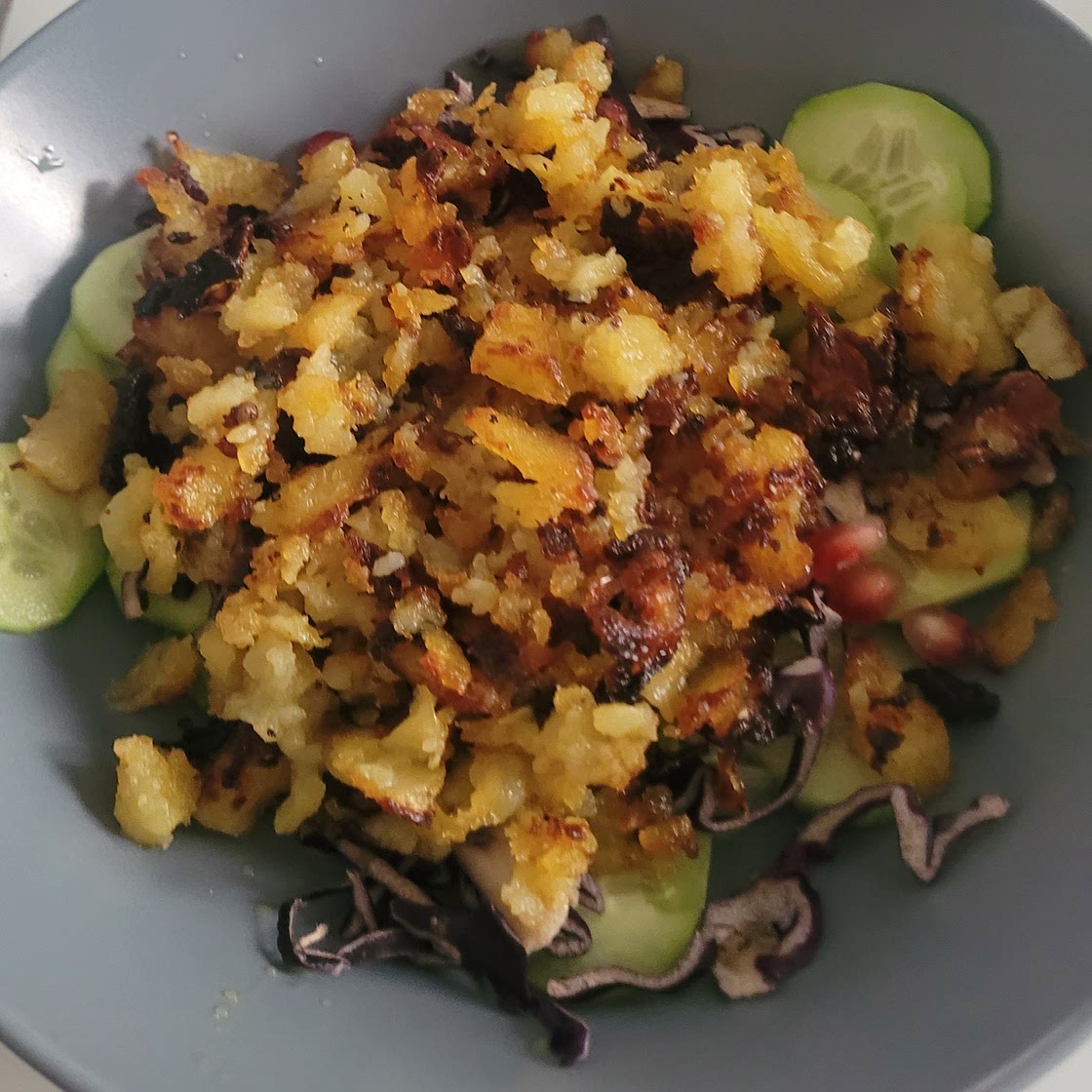 Salade de pomme de terre croustillante