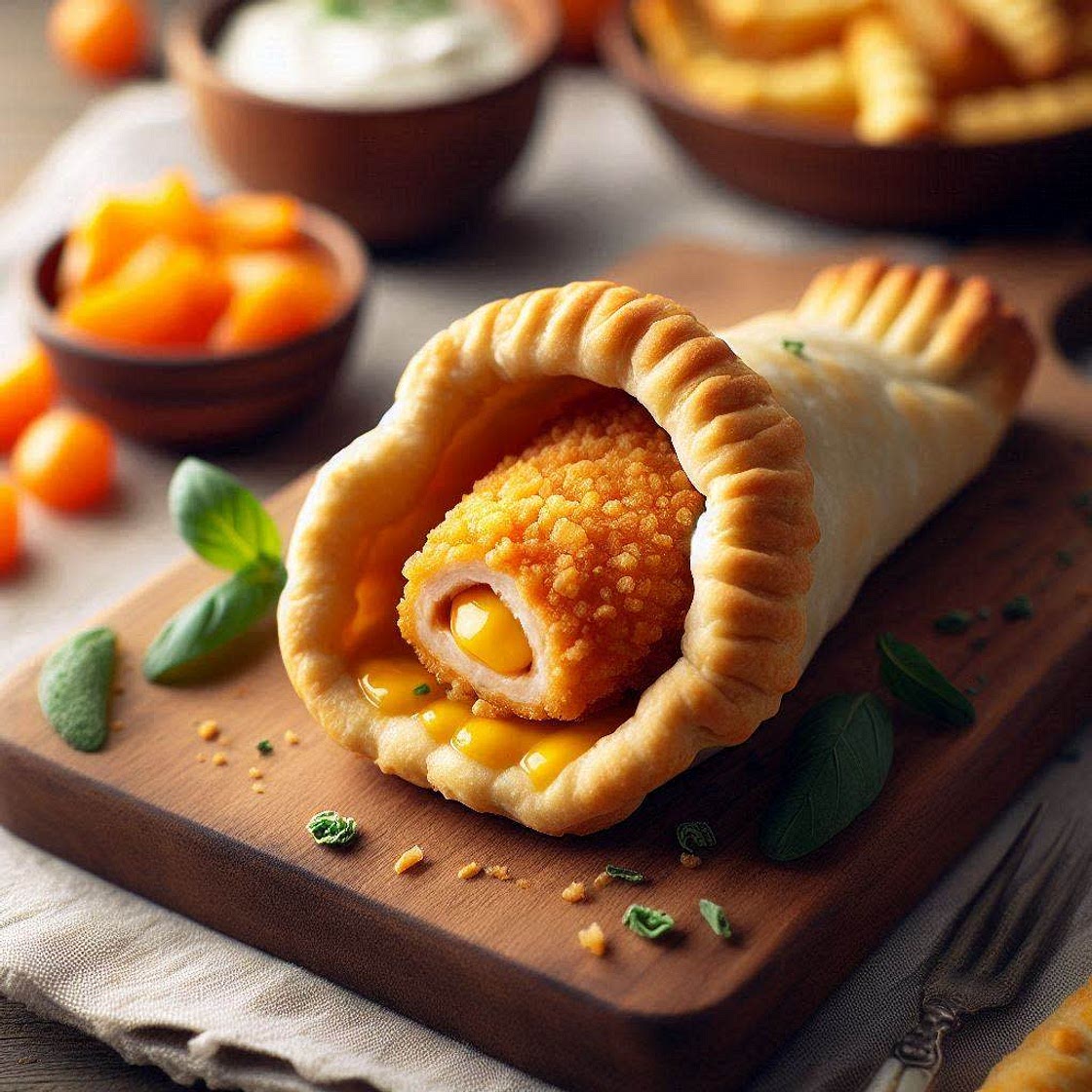Dedos de Pollo con masa Empanada