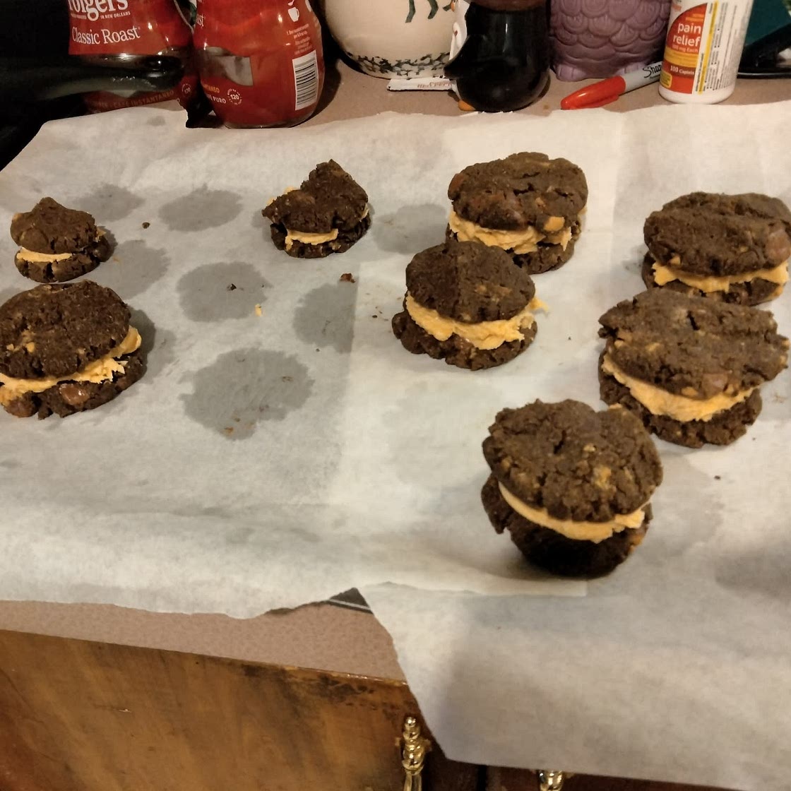Amazing Reese’s Peanut Butter Chocolate Cookie Sandwiches