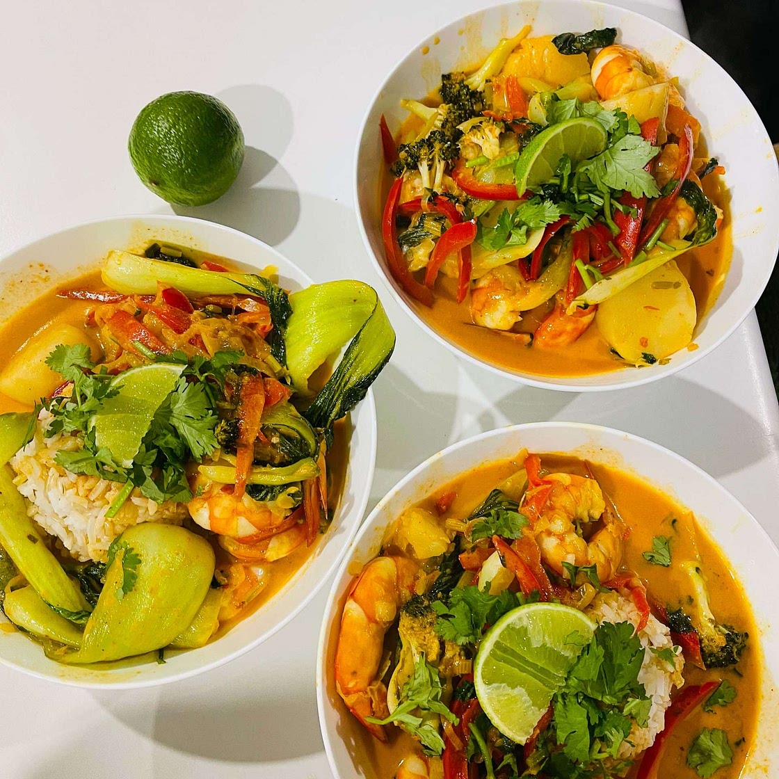 Thai Scallop & Prawn Coconut Curry