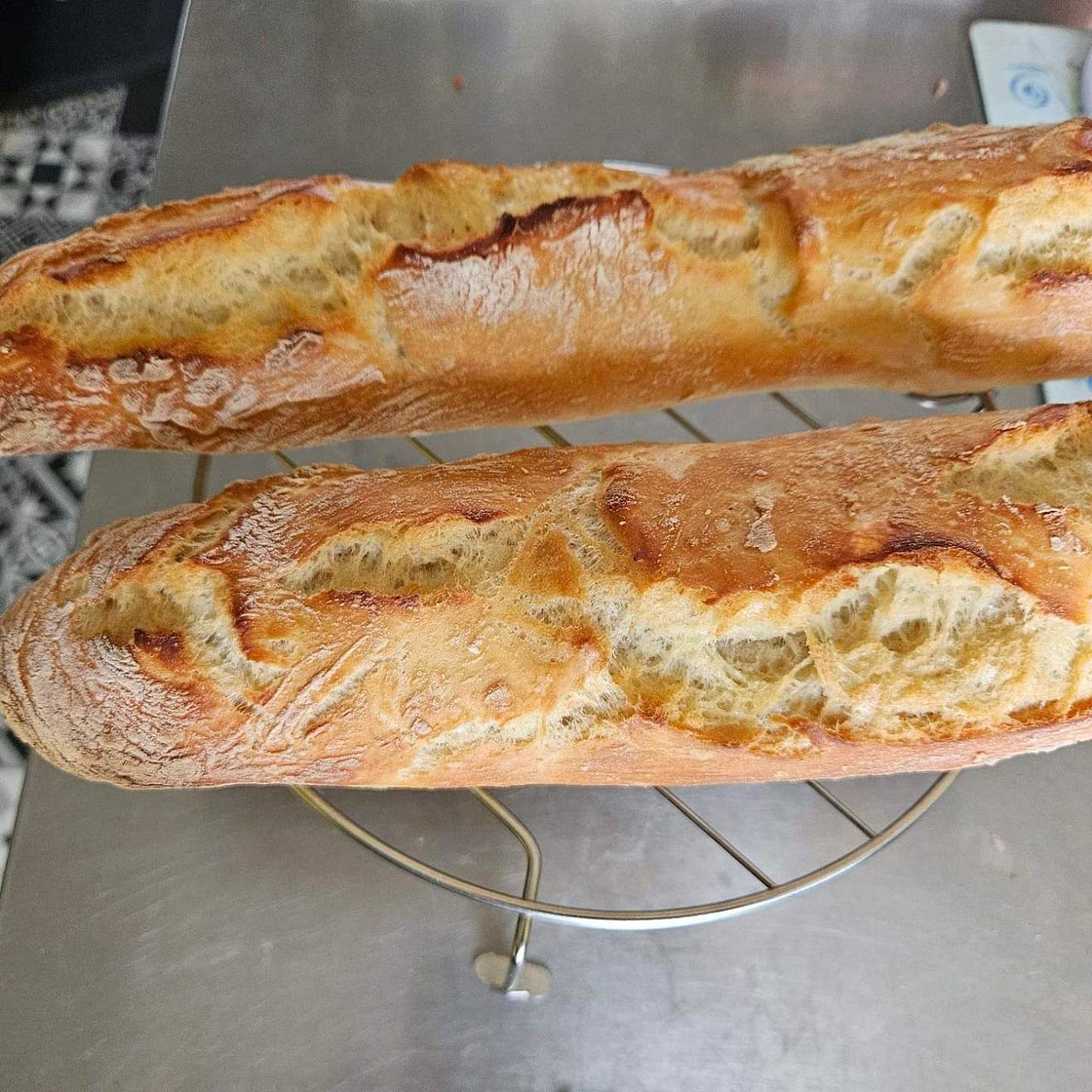 Pain sans pétrissage à la main
