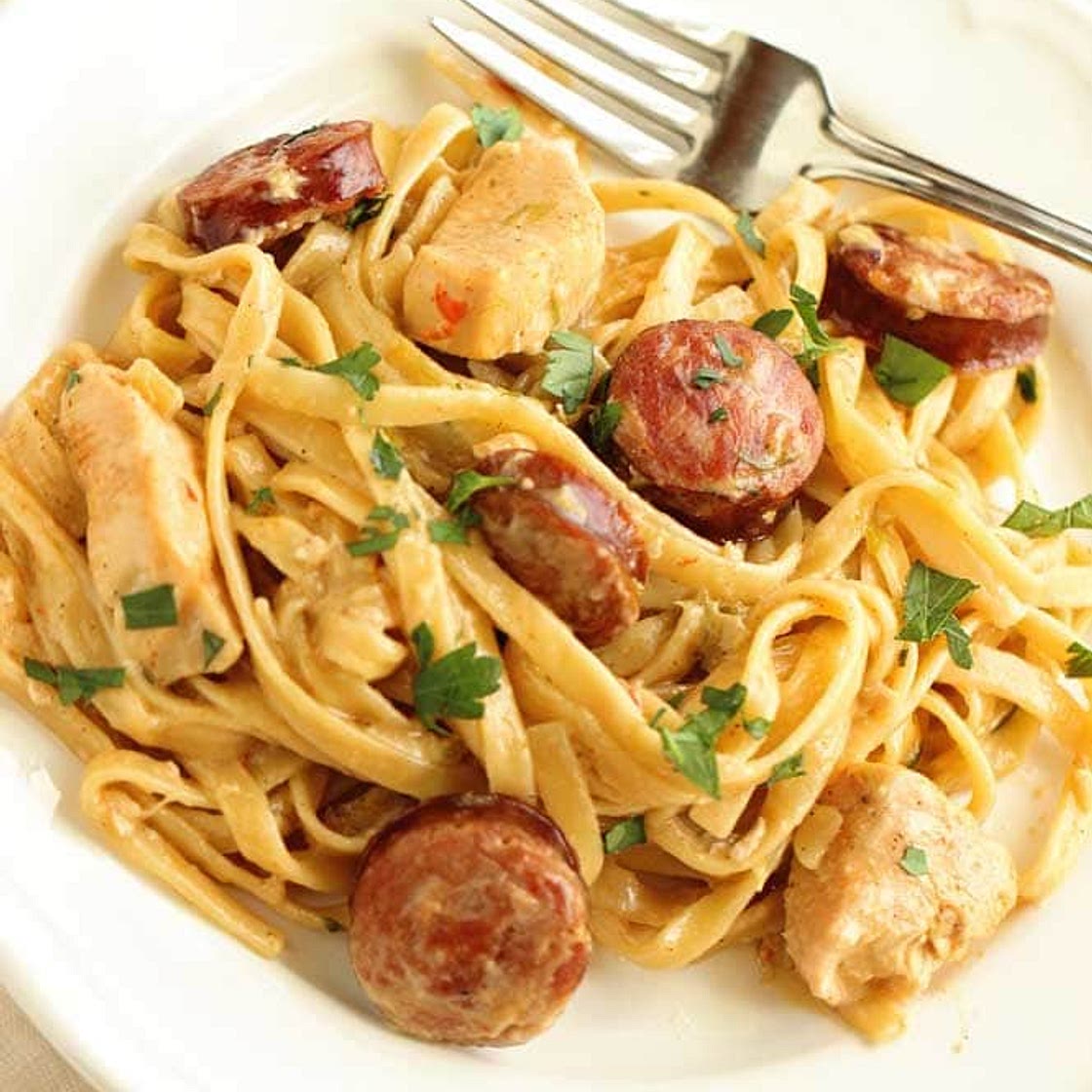 One Pot Cajun Pastalaya - A Jambalaya Pasta