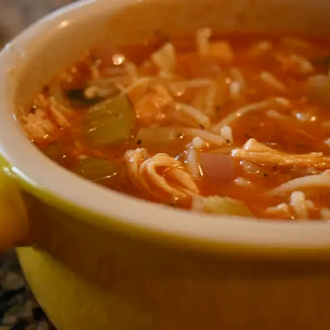 ITALIAN TOMATO CHICKEN NOODLE SOUP