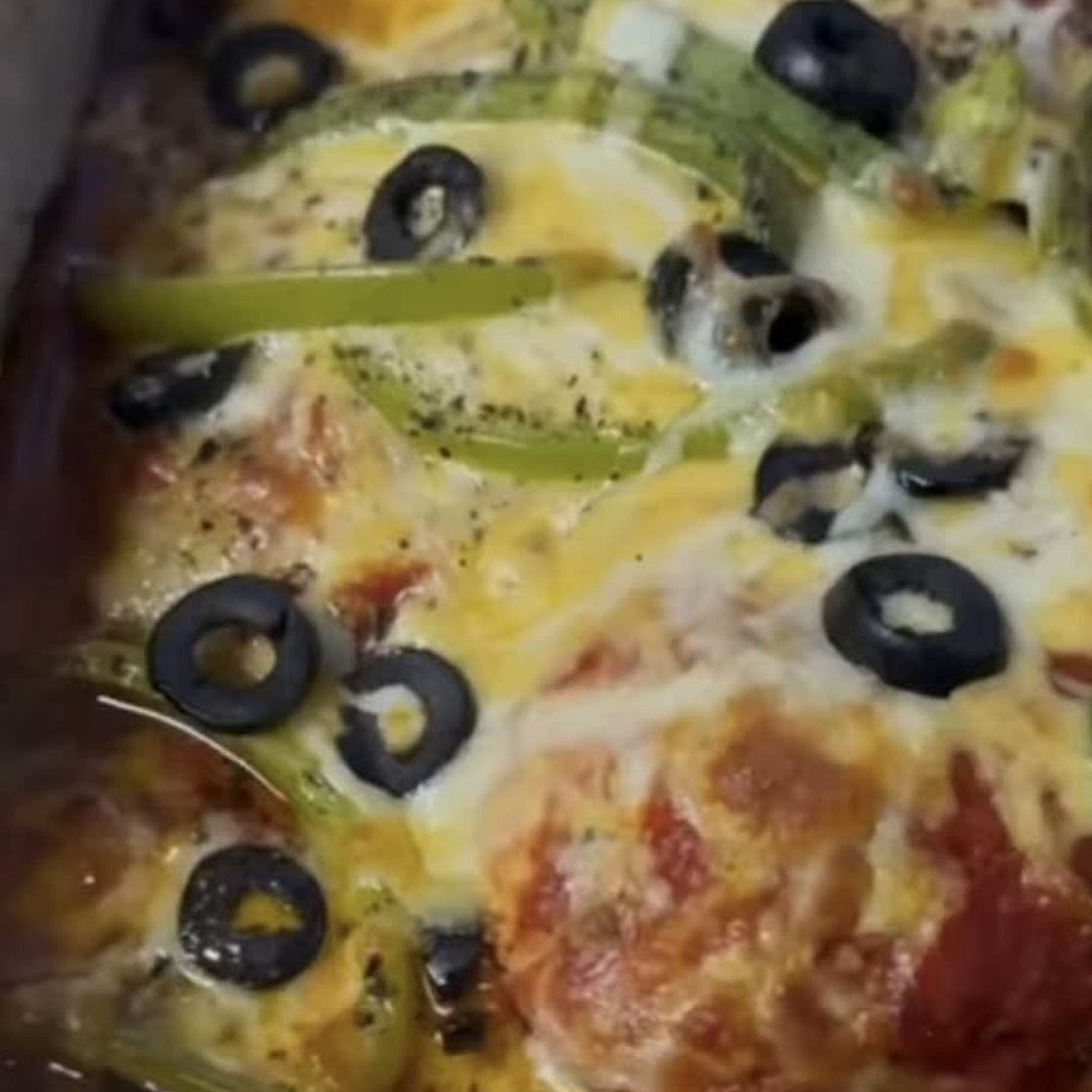 Pollo estilo pizza