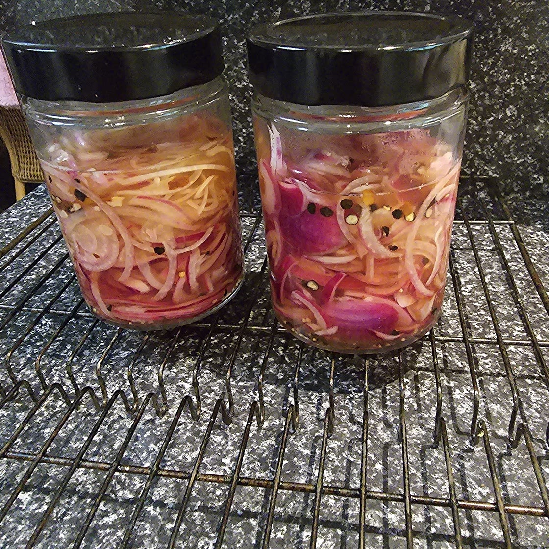Quick Pink Pickled Onions