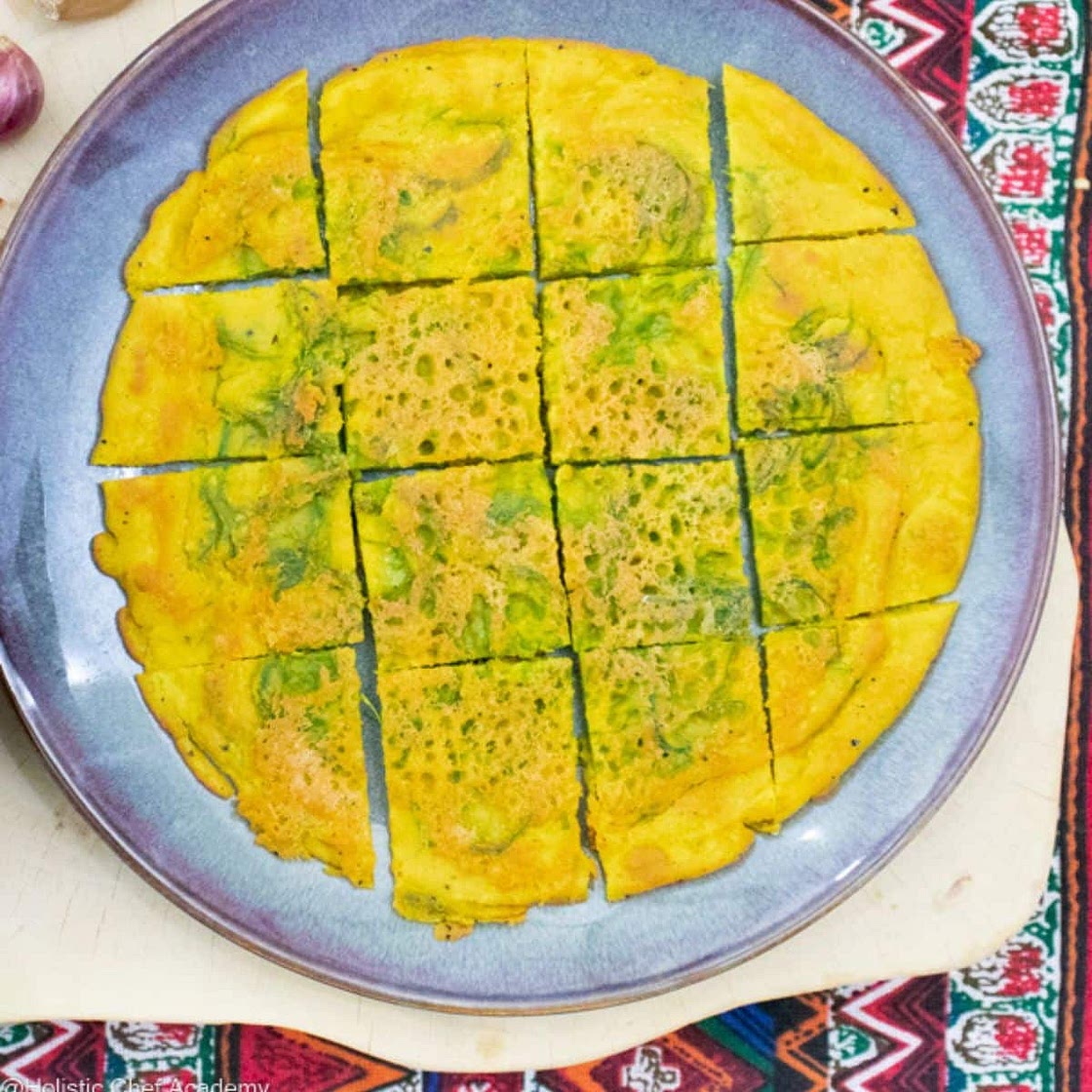 Vegan Thai Omelet | Kai Jeow Cha Om