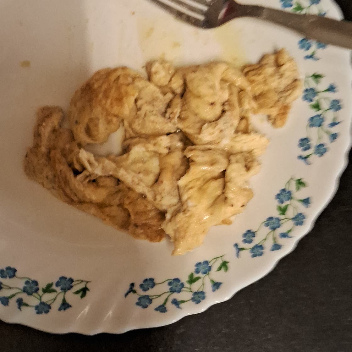Scrambled egg with coconut milk  🍽